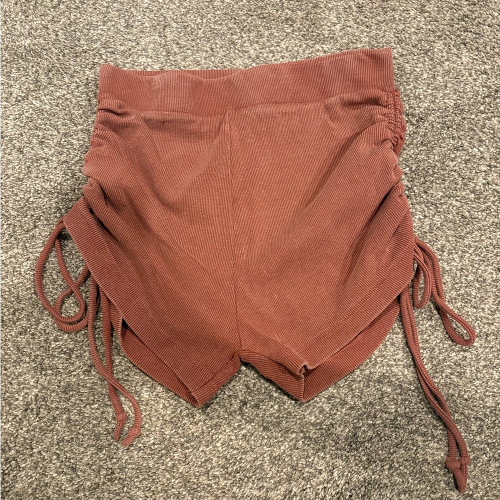 Zara Rust Drawstring Skorts